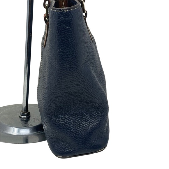 Dooney & Bourke Pebble Grain Leather Midnight Blue Lexington Purse - Picture 4 of 14